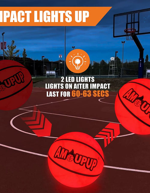 Load image into Gallery viewer, Brillan En La Oscuridad Regalos Deportivos De Baloncesto Iluminan Cosas Geniales De Baloncesto Led Con Luces Led Y Baterías Preinstaladas: Regalos Para Niños Buenas Ideas De Regalos Para Adolescentes, Niños Y Niñas
