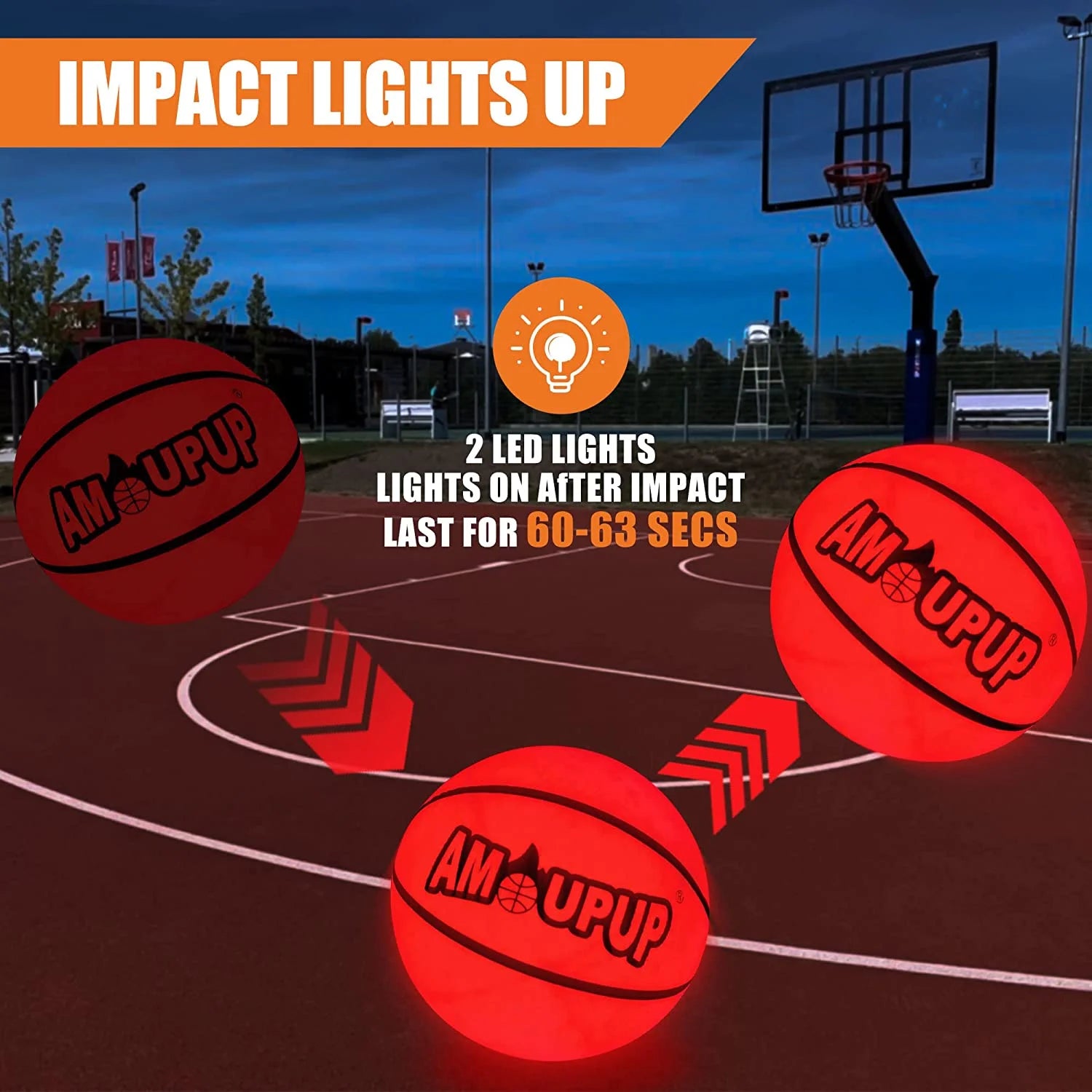 Brillan En La Oscuridad Regalos Deportivos De Baloncesto Iluminan Cosas Geniales De Baloncesto Led Con Luces Led Y Baterías Preinstaladas: Regalos Para Niños Buenas Ideas De Regalos Para Adolescentes, Niños Y Niñas