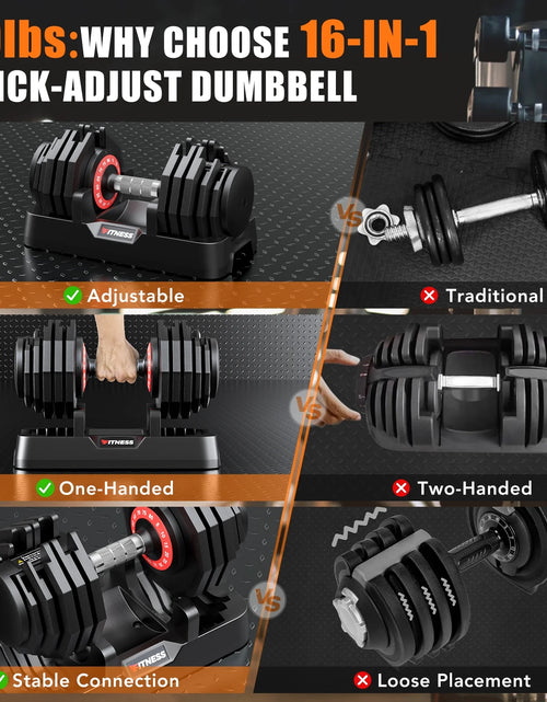 Load image into Gallery viewer, Juego De Mancuernas Ajustables De 160LB (80Lbs*2), 16 En 1 De Selección Rápida, Pesas Ajustables De 5-80Lbs Para Entrenamiento En Casa De Cuerpo Completo
