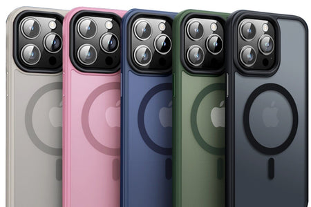 For Iphone 17 16 15 14 13 12 Pro Max Air Frost Case Mag Safe Shockproof Cover