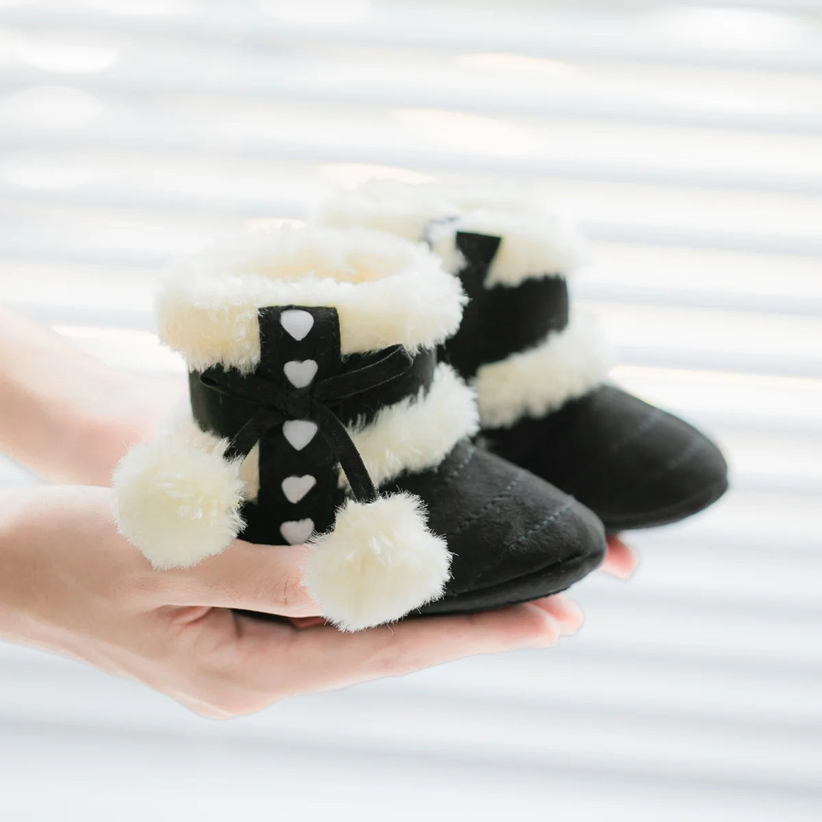 Botas Cálidas De Nieve Para Bebés Niñas Y Niños, Botitas De Invierno Para Infantes, Zapatos Sin Cordones Para Recién Nacidos De 3-18 Meses