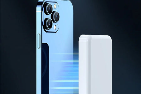 Wireless Portable Charger Mini Magnetic 5000Mah/10,000Mah Mobile Power for Iphone 15/14/13/12/Mini/Pro/Pro M Ax-Gray