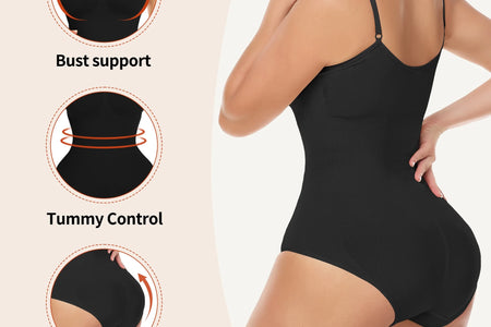 Shapewear Bodysuit for Women Tummy Control Body Shaper Snatched High Waist Body Suit