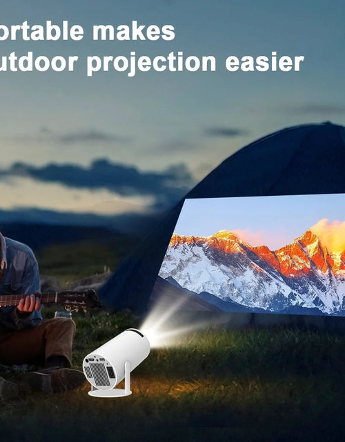 Load image into Gallery viewer, Mini HY300 Projector with Android 12 2GB RAM 16GB ROM WIFI 6, Max 4K, Bluetooth Video Projectors

