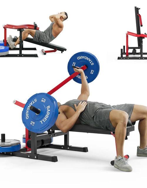 Load image into Gallery viewer, Máquina De Prensa De Pecho, Capacidad De 1250 Lbs Con Brazos Convergentes Independientes, Banco De Fitness Ajustable De Inclinación Plana Para Gimnasio En Casa
