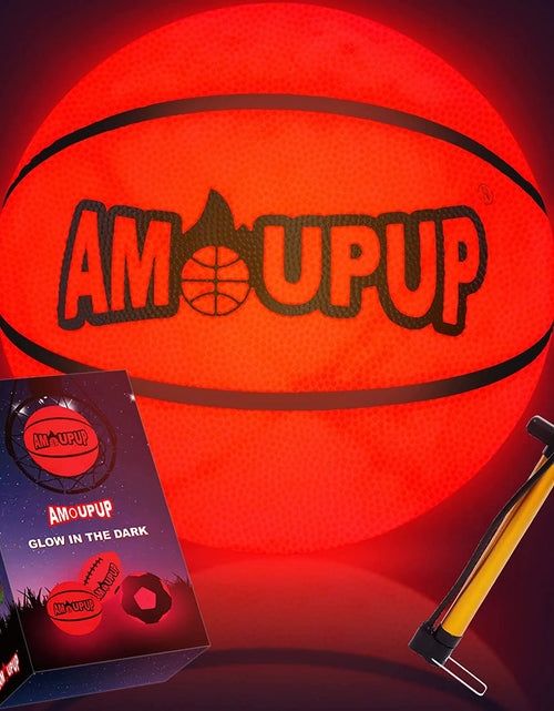 Load image into Gallery viewer, Brillan En La Oscuridad Regalos Deportivos De Baloncesto Iluminan Cosas Geniales De Baloncesto Led Con Luces Led Y Baterías Preinstaladas: Regalos Para Niños Buenas Ideas De Regalos Para Adolescentes, Niños Y Niñas

