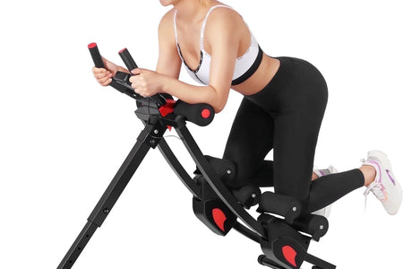 Máquina Fitness Abs, 4 Niveles De Resistencia Ajustables Equipo De Entrenamiento Abs Para Gimnasio En Casa, Entrenador Abs Ajustable En Altura, Equipo De Fitness Plegable. Capacidad De Peso De 440 Libras