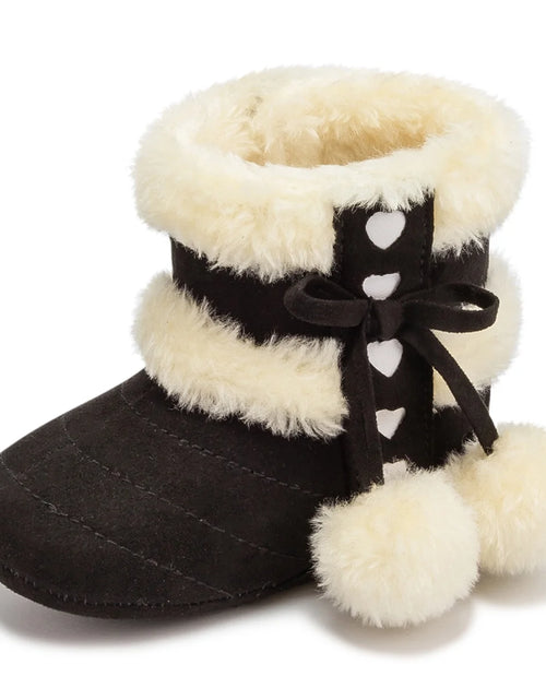 Load image into Gallery viewer, Botas Cálidas De Nieve Para Bebés Niñas Y Niños, Botitas De Invierno Para Infantes, Zapatos Sin Cordones Para Recién Nacidos De 3-18 Meses
