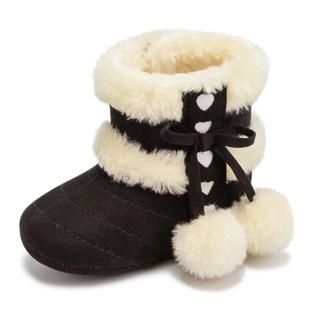 Botas Cálidas De Nieve Para Bebés Niñas Y Niños, Botitas De Invierno Para Infantes, Zapatos Sin Cordones Para Recién Nacidos De 3-18 Meses