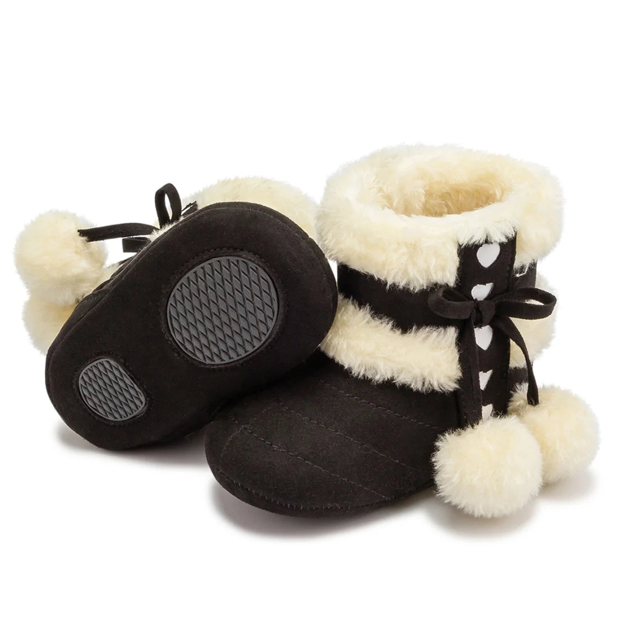 Botas Cálidas De Nieve Para Bebés Niñas Y Niños, Botitas De Invierno Para Infantes, Zapatos Sin Cordones Para Recién Nacidos De 3-18 Meses