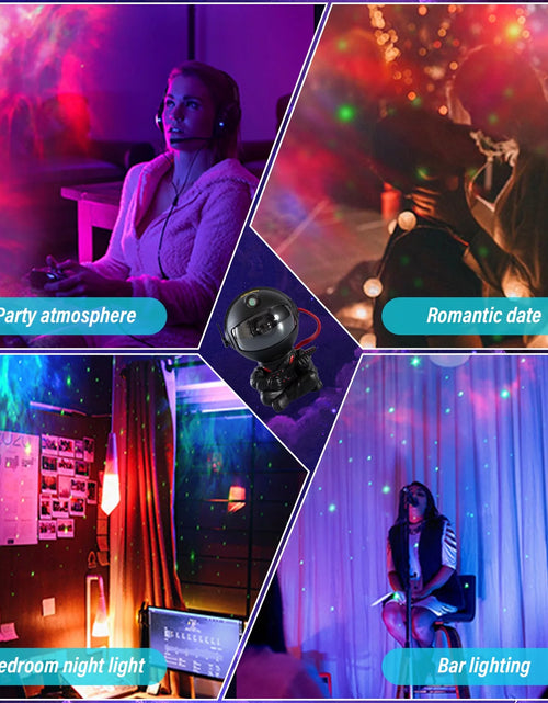 Load image into Gallery viewer, Astronaut Galaxy Projector, 8 Nebula Effects Galaxy Star Projector with Smare Remote Control, 360° Rotation Night Light for Valentines Day Gift/Birthday Gifts for Family, Friends
