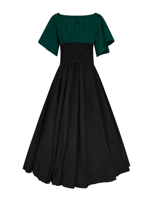 Load image into Gallery viewer, UPPADA Vestidos De Feria Renacentista Para Mujeres Medievales Irlandeses Tradicionales Talla Grande Vestidos Con Volantes Sobre Vestido Corsé Retro Vestido De Cosplay
