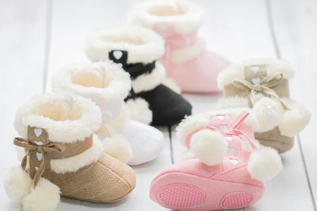 Botas Cálidas De Nieve Para Bebés Niñas Y Niños, Botitas De Invierno Para Infantes, Zapatos Sin Cordones Para Recién Nacidos De 3-18 Meses