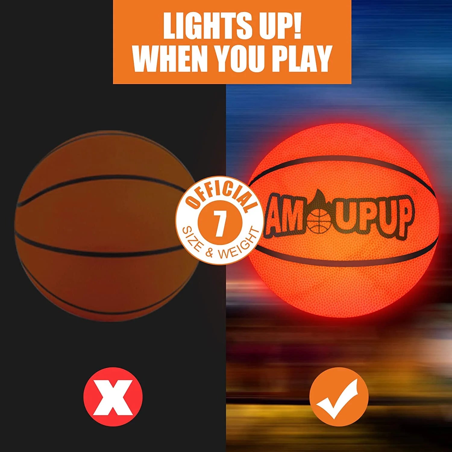 Brillan En La Oscuridad Regalos Deportivos De Baloncesto Iluminan Cosas Geniales De Baloncesto Led Con Luces Led Y Baterías Preinstaladas: Regalos Para Niños Buenas Ideas De Regalos Para Adolescentes, Niños Y Niñas