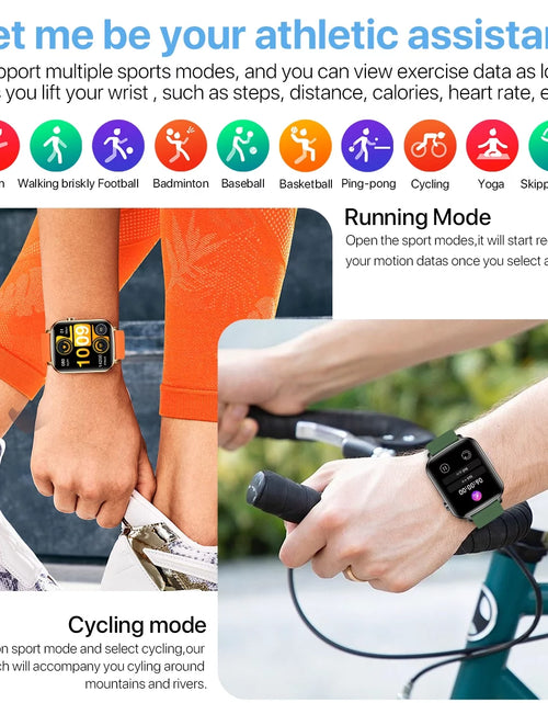 Load image into Gallery viewer, Relojes Inteligentes Para Hombre/Mujeres (Responder/Hacer Llamadas), Reloj Deportivo De Moda, Rosa
