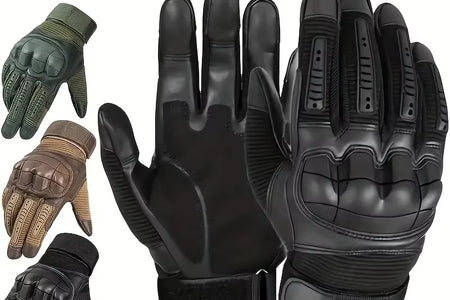 Ultimate Grip Fingerless Tactical Gloves – Touchscreen-Ready for Riders, Workers & Adventurers