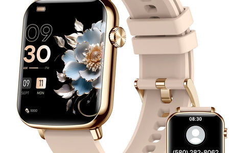 Relojes Inteligentes Para Hombre/Mujeres (Responder/Hacer Llamadas), Reloj Deportivo De Moda, Rosa