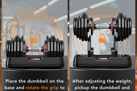 Juego De Mancuernas Ajustables De 160LB (80Lbs*2), 16 En 1 De Selección Rápida, Pesas Ajustables De 5-80Lbs Para Entrenamiento En Casa De Cuerpo Completo