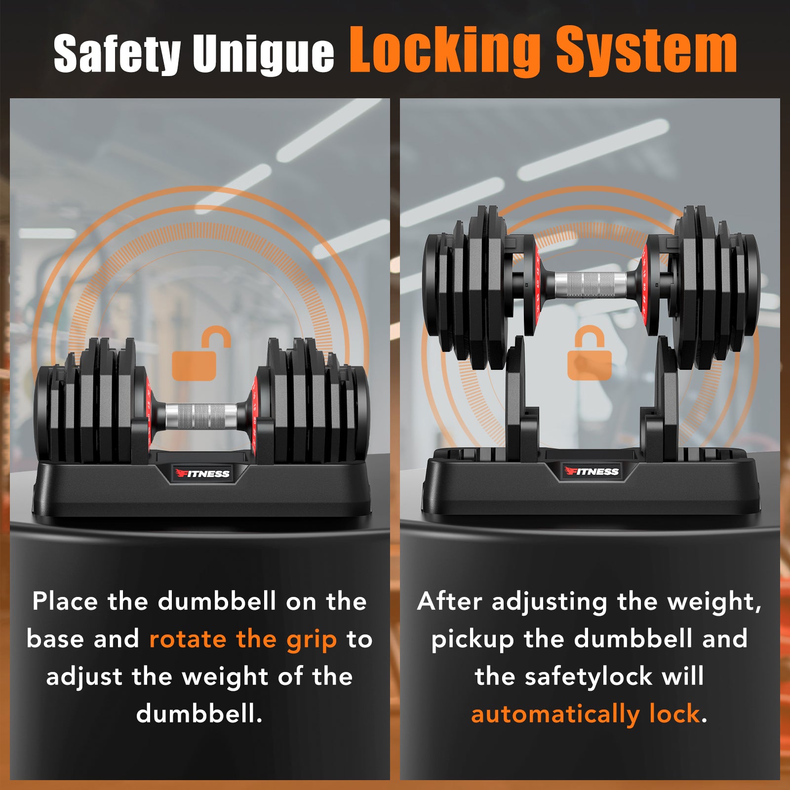 Juego De Mancuernas Ajustables De 160LB (80Lbs*2), 16 En 1 De Selección Rápida, Pesas Ajustables De 5-80Lbs Para Entrenamiento En Casa De Cuerpo Completo