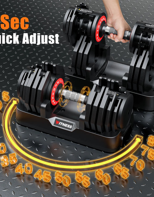 Load image into Gallery viewer, Juego De Mancuernas Ajustables De 160LB (80Lbs*2), 16 En 1 De Selección Rápida, Pesas Ajustables De 5-80Lbs Para Entrenamiento En Casa De Cuerpo Completo
