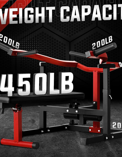Load image into Gallery viewer, Máquina De Prensa De Pecho, Capacidad De 1250 Lbs Con Brazos Convergentes Independientes, Banco De Fitness Ajustable De Inclinación Plana Para Gimnasio En Casa
