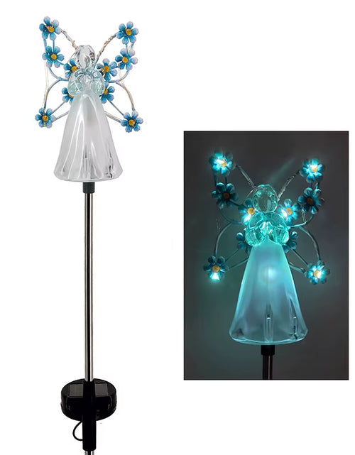 Load image into Gallery viewer, Celestial Garden Angel Lamp – Customizable Sunlight Outdoor Lighting for Your Garden
