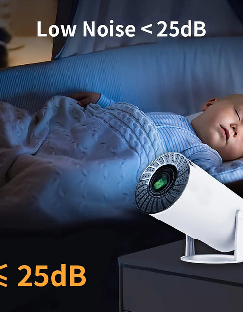Load image into Gallery viewer, Mini HY300 Projector with Android 12 2GB RAM 16GB ROM WIFI 6, Max 4K, Bluetooth Video Projectors
