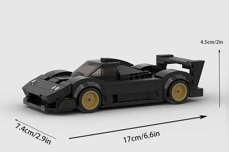 MOC Racer City Sports Vehicle Building Blocks Set - Creative Educational Toy for Boys