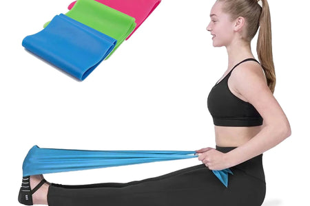 Resistance Bands Physical Therapy Exercise Bands Set of 3 Workout Bands by