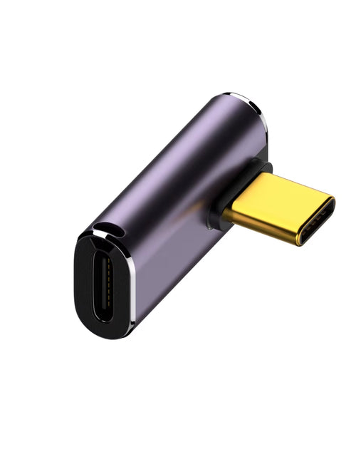 Load image into Gallery viewer, USB 4.0 PD 240W 8K 60Hz Charger Connector for Macbook 40Gbps High Speed USB C OTG U-Shape Straight Angle Male to Female Adapter
