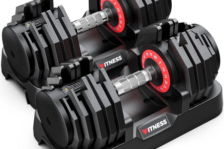 Juego De Mancuernas Ajustables De 160LB (80Lbs*2), 16 En 1 De Selección Rápida, Pesas Ajustables De 5-80Lbs Para Entrenamiento En Casa De Cuerpo Completo